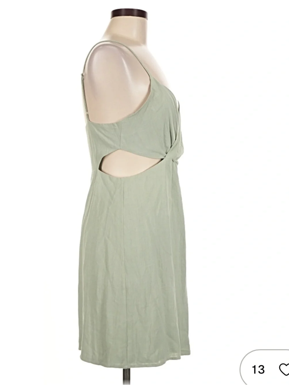 Promesa Seagrass Strapy Surplice Bust Dress. Size S, M, L